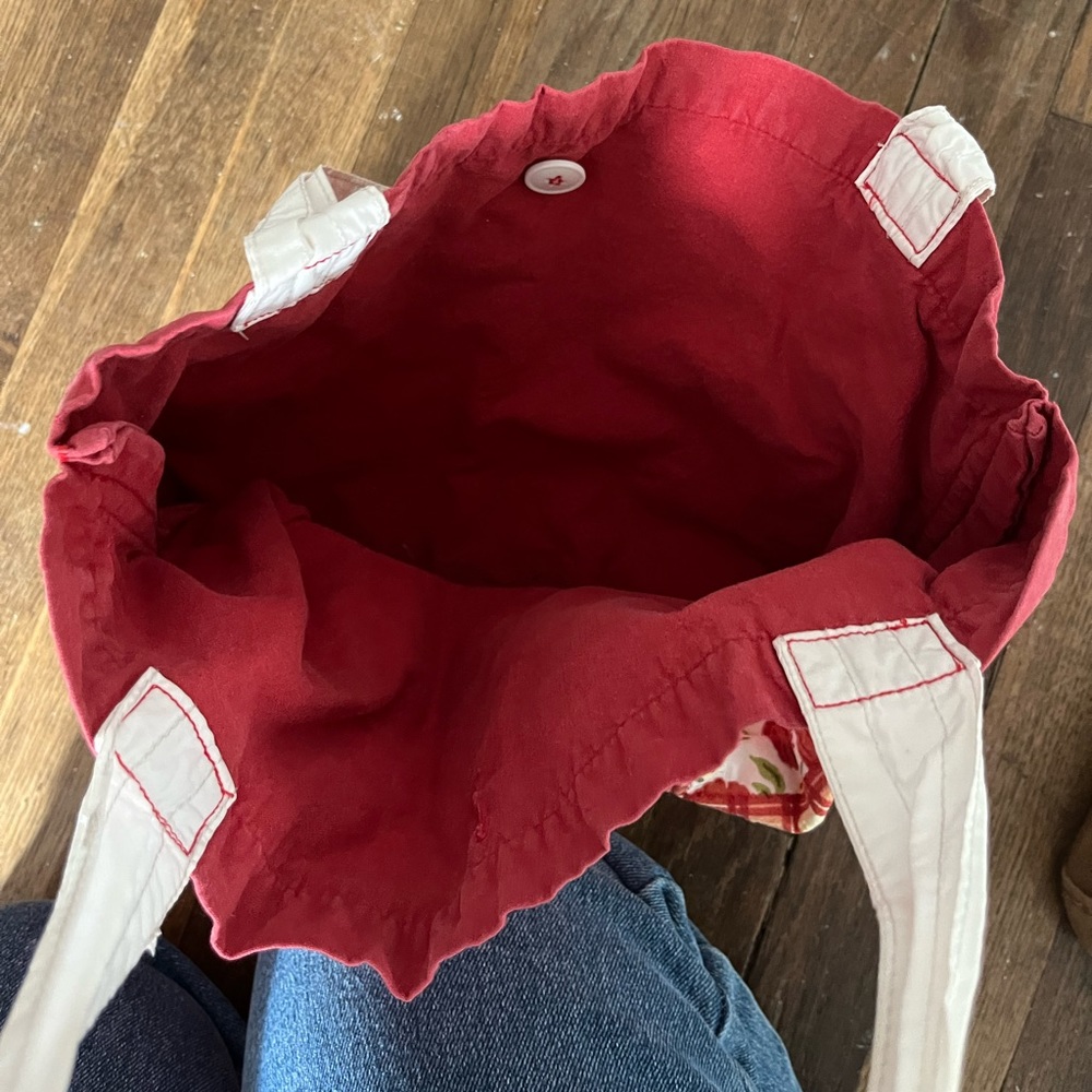 Red Patchwork Bag - Picture 2 of 2